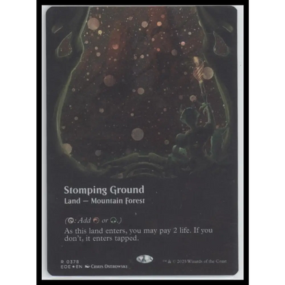 Stomping Ground (Borderless) (Galaxy Foil) Edge of Eternities #378 - Trading Card