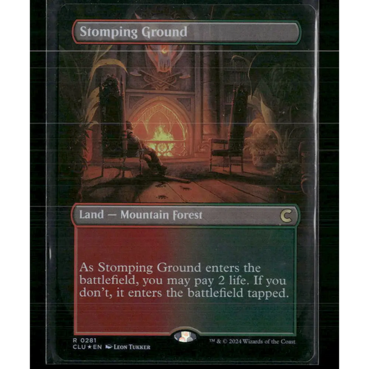 Stomping Ground (Borderless) Ravnica: Clue Edition #281 - Trading Card