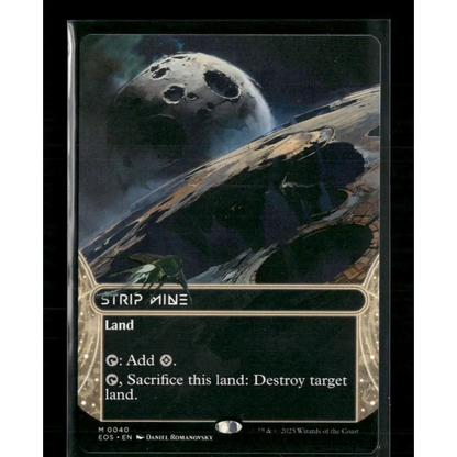 Strip Mine (0040) (Borderless) Edge of Eternities: Stellar Sights #40 - Trading Card