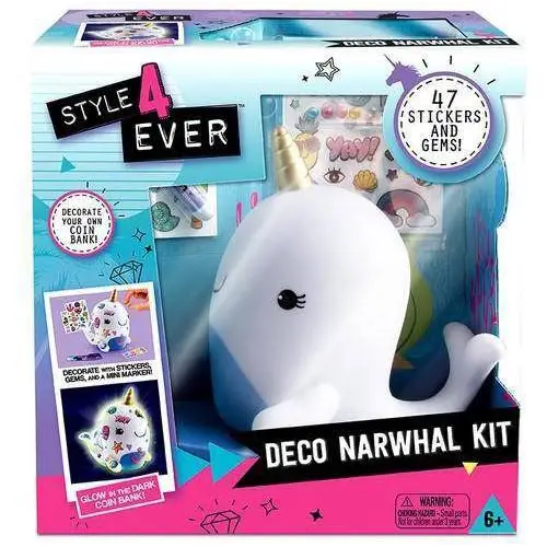 Style 4 Ever Deco Narwhal Kit - Toys & Games