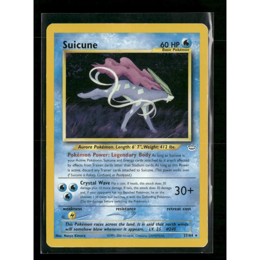 Suicune (27) Neo Revelation #27/64 - Trading Card