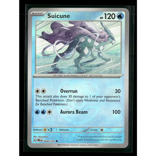 Suicune (Master Ball Pattern) SV: Prismatic Evolutions #024/131 - Trading Card