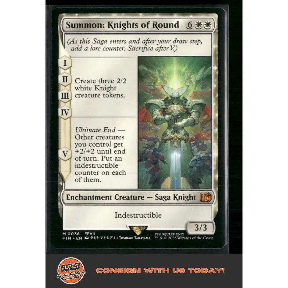 Summon: Knights of Round FINAL FANTASY #36 - Trading Card