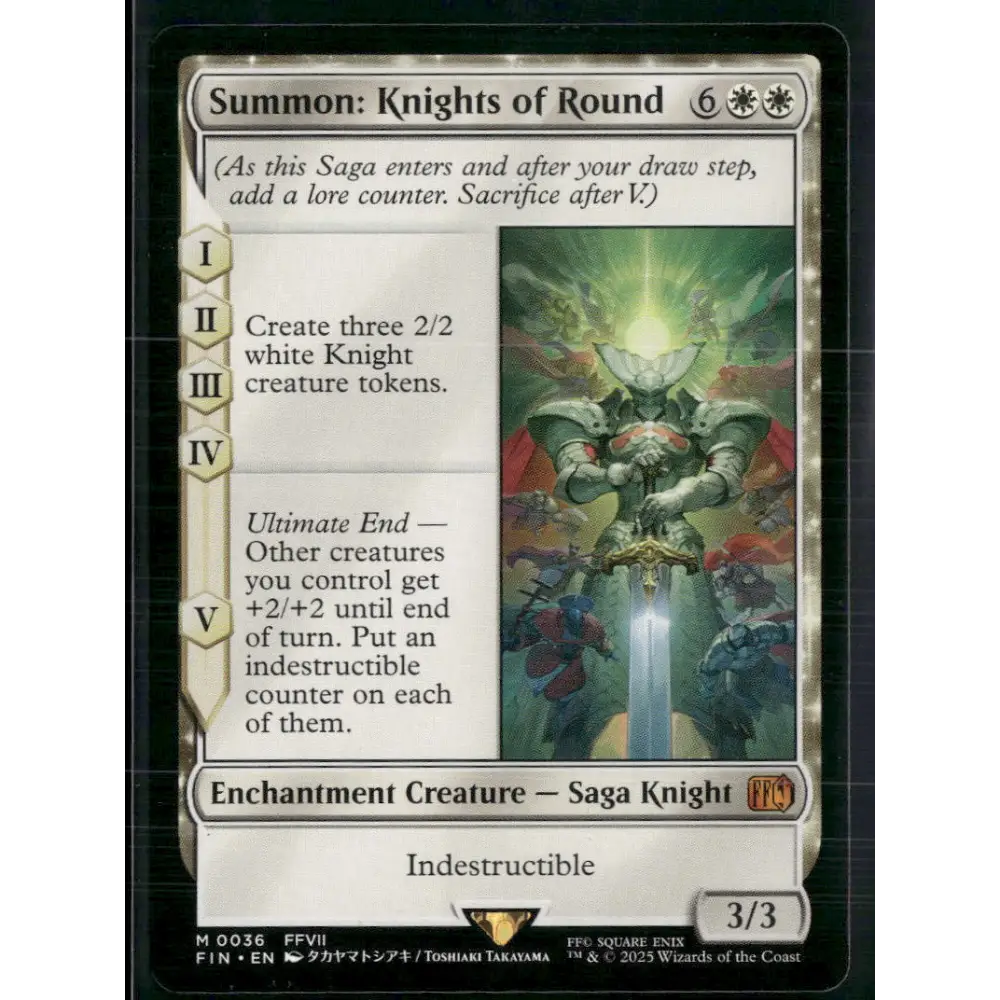 Summon: Knights of Round FINAL FANTASY #36 - Trading Card