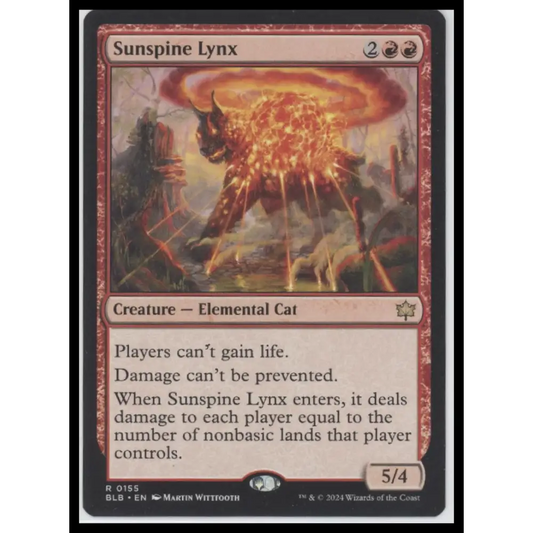 Sunspine Lynx Bloomburrow #155 - Trading Card