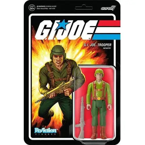 Super7 G.I. Joe 3 3/4-Inch ReAction Figure - Select Figure(s) - Greenshirt (Light Brown) - Action & Toy Figures
