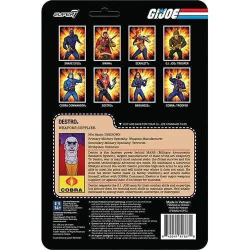 Super7 G.I. Joe 3 3/4-Inch ReAction Figure - Select Figure(s) - Action & Toy Figures