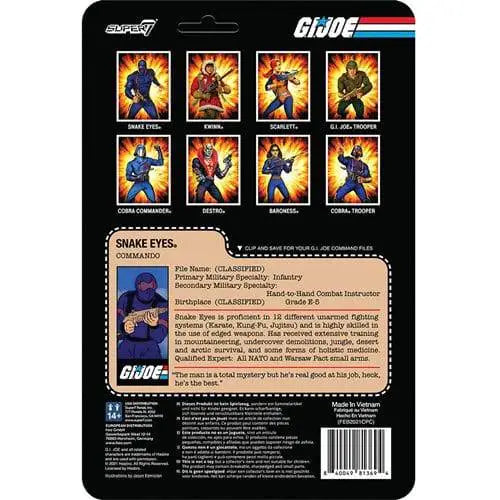 Super7 G.I. Joe 3 3/4-Inch ReAction Figure - Select Figure(s) - Action & Toy Figures