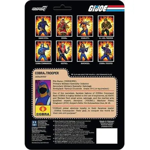 Super7 G.I. Joe 3 3/4-Inch ReAction Figure - Select Figure(s) - Action & Toy Figures