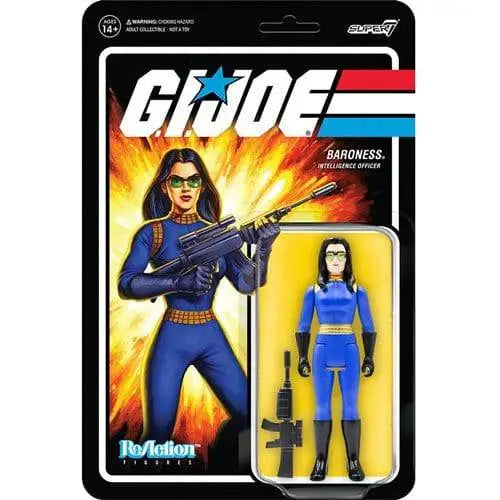 Super7 G.I. Joe 3 3/4-Inch ReAction Figure - Select Figure(s) - Baroness - Action & Toy Figures
