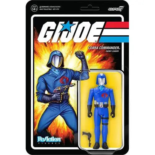 Super7 G.I. Joe 3 3/4-Inch ReAction Figure - Select Figure(s) - Cobra Commander - Action & Toy Figures