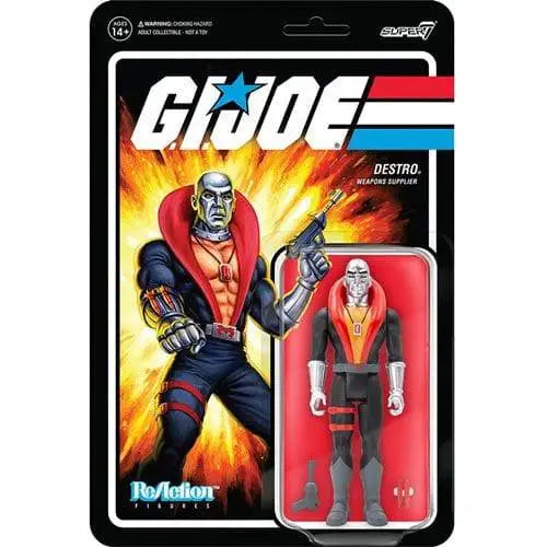 Super7 G.I. Joe 3 3/4-Inch ReAction Figure - Select Figure(s) - Destro - Action & Toy Figures