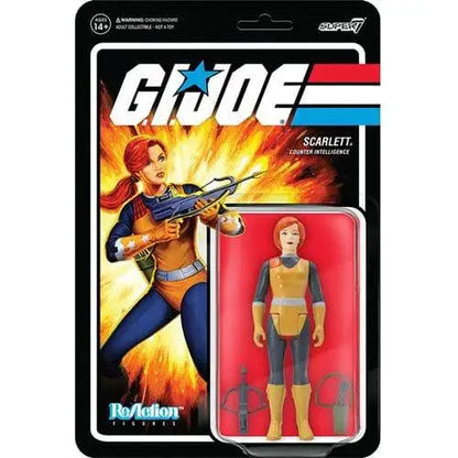 Super7 G.I. Joe 3 3/4-Inch ReAction Figure - Select Figure(s) - Scarlett - Action & Toy Figures