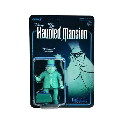 Super7 Haunted Mansion 3 3/4-Inch ReAction Figure - Select Figure(s) - Traveling Ghost ’Phineas’ - Action & Toy Figures