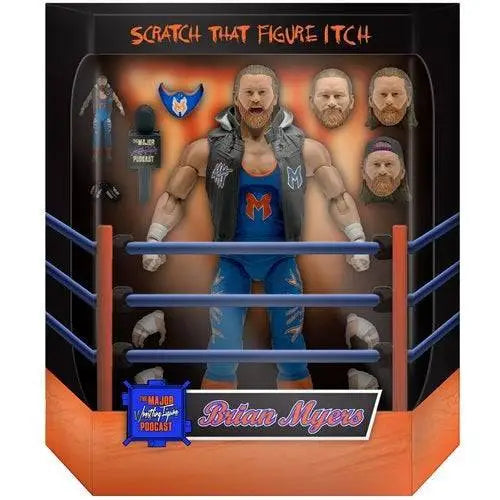 Super7 Major Wrestling Figure Podcast Ultimates 7-Inch Action Figure - Select Figure(s) - Brian Myers - Action & Toy