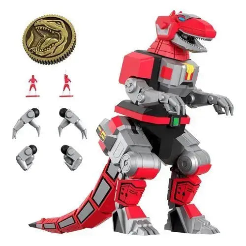 Super7 Power Rangers Ultimates 7-Inch Action Figure - Select Figure(s) - Tyrannosaurus Dinozord - Action & Toy Figures