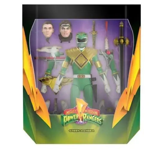 Super7 Power Rangers Ultimates 7-Inch Action Figure - Select Figure(s) - Green Ranger - Action & Toy Figures