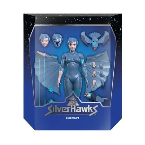 Super7 SilverHawks Ultimates 7-Inch Action Figure - Select Figure(s) - Steelheart - Action & Toy Figures
