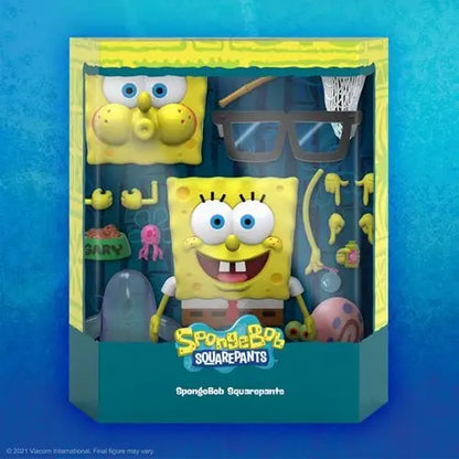 Super7 SpongeBob SquarePants Ultimates 7-Inch Action Figure - Select Figure(s) - SpongeBob - Action & Toy Figures