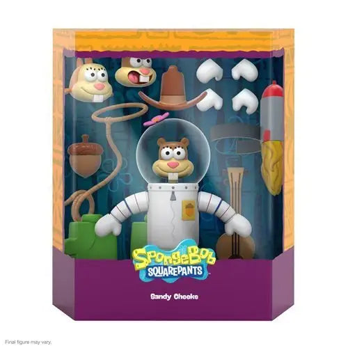 Super7 SpongeBob SquarePants Ultimates 7-Inch Action Figure - Select Figure(s) - Sandy Cheeks - Action & Toy Figures