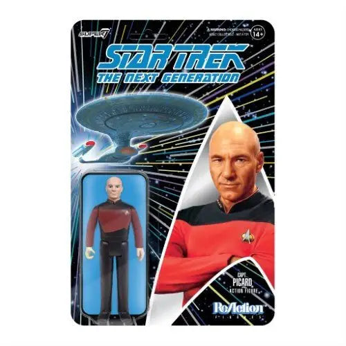 Super7 Star Trek: The Next Generation 3.75’’_x009d_ Reaction Figure Select Figure(s) - Captain Picard - Action & Toy