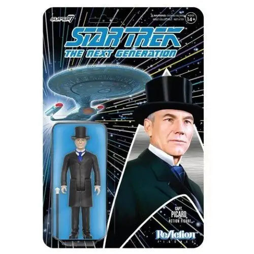 Super7 Star Trek: The Next Generation 3.75’’_x009d_ Reaction Figure Select Figure(s) - Victorian Captain Picard
