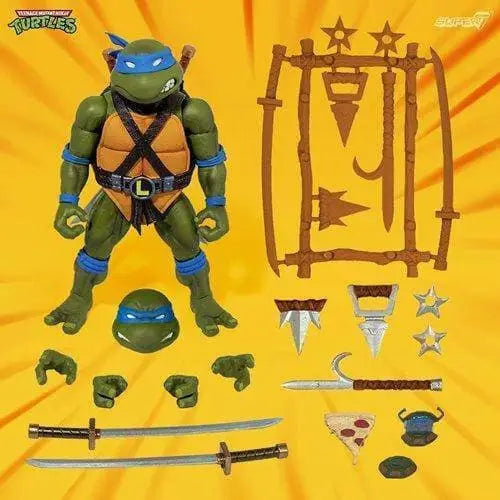 Super7 Teenage Mutant Ninja Turtles Ultimates 7-Inch - Select Action Figure(s) - Leonardo - Action & Toy Figures