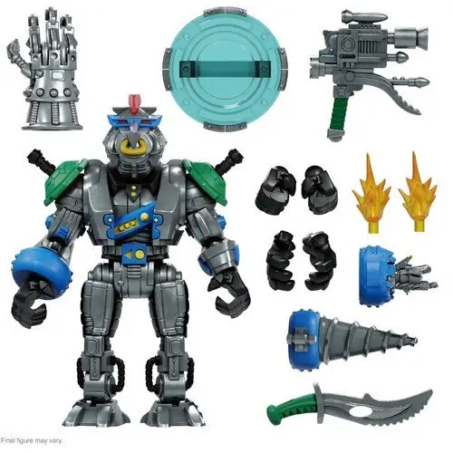 Super7 Teenage Mutant Ninja Turtles Ultimates 7-Inch - Select Action Figure(s) - Robotic Bebop - Action & Toy Figures