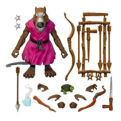 Super7 Teenage Mutant Ninja Turtles Ultimates 7-Inch - Select Action Figure(s) - Splinter Version 2 - Action & Toy