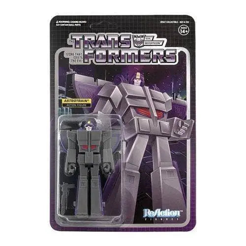 Super7 Transformers 3 3/4’’ ReAction Figure - Select Figure(s) - Astrotrain - Toys & Games