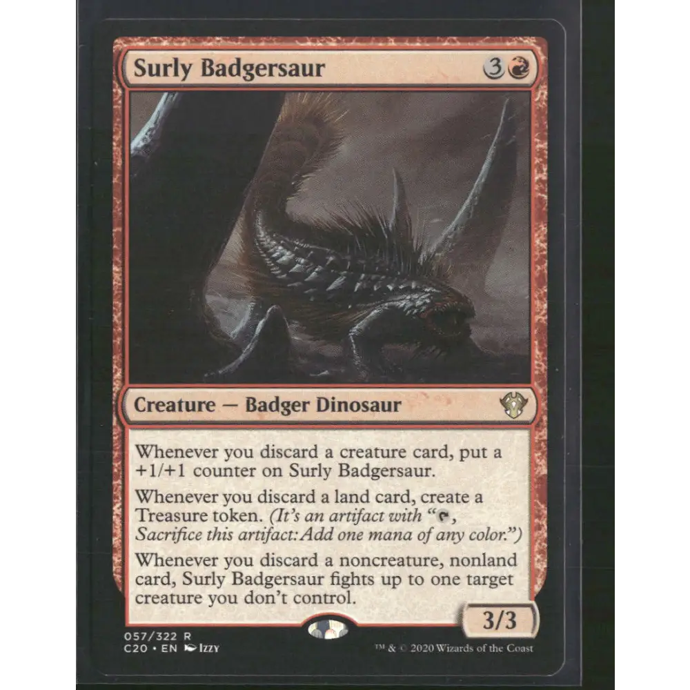 Surly Badgersaur Commander 2020 #57 - Trading Card