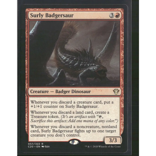 Surly Badgersaur Commander 2020 #57 - Trading Card