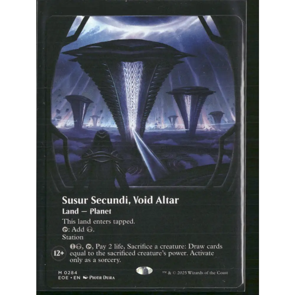 Susur Secundi Void Altar (Borderless) Edge of Eternities #284 - Trading Card