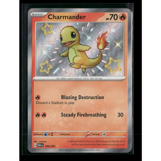 SV: Paldean Fates #109/091 Charmander - Trading Card