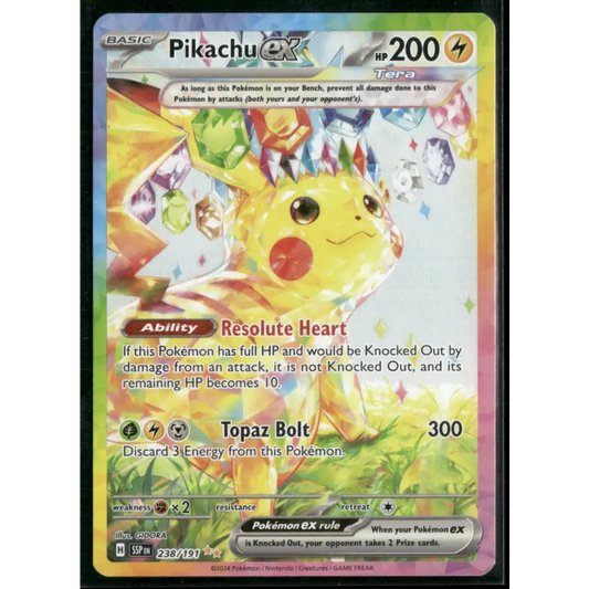 SV08: Surging Sparks #238/191 Pikachu ex