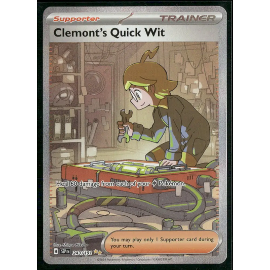 SV08: Surging Sparks #243/191 Clemont’s Quick Wit