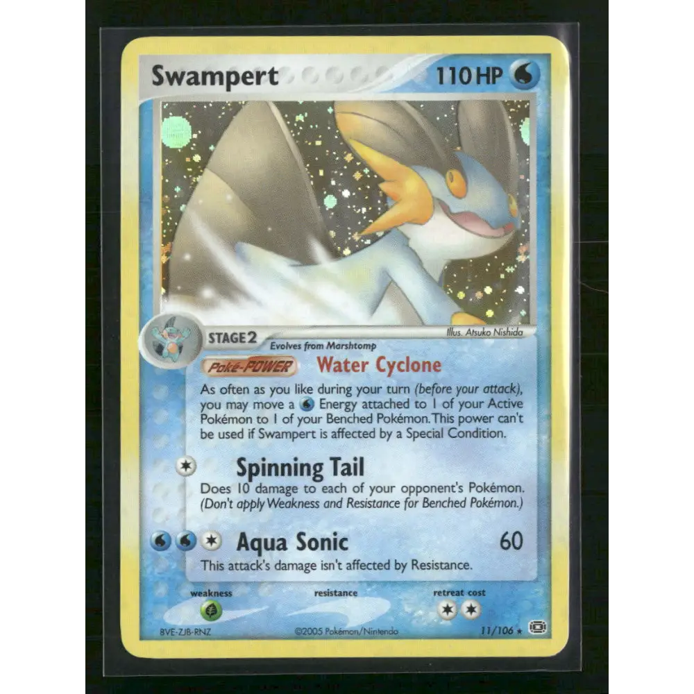 Swampert Emerald #11/106 - Trading Card