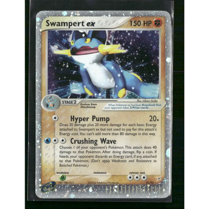 Swampert ex Team Magma vs Team Aqua #95/95 - Trading Card