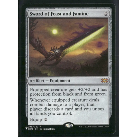 Sword of Feast and Famine Double Masters #296 - Trading Card