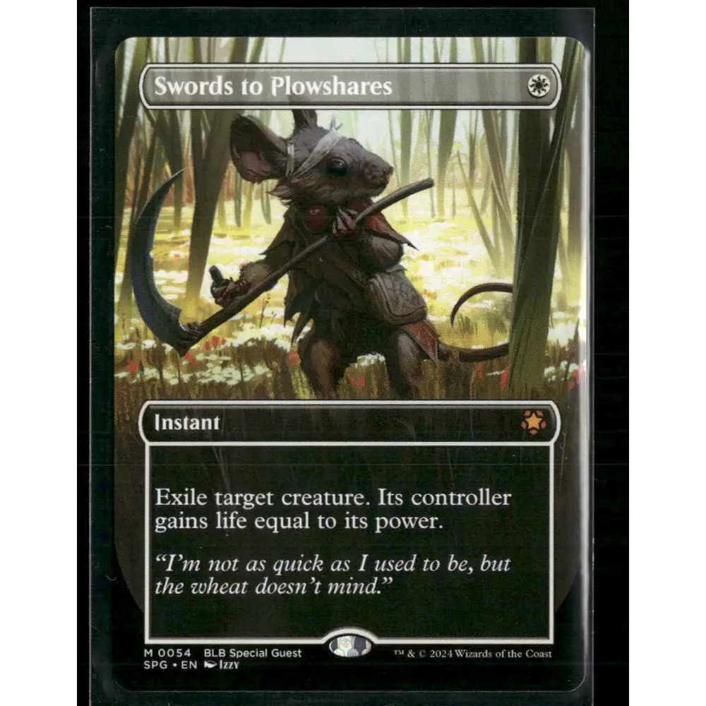 Swords to Plowshares (Borderless) Special Guests #54 - Trading Card