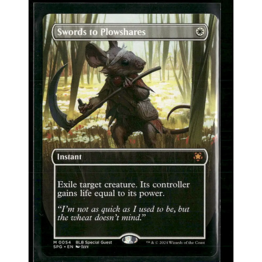 Swords to Plowshares (Borderless) Special Guests #54 - Trading Card