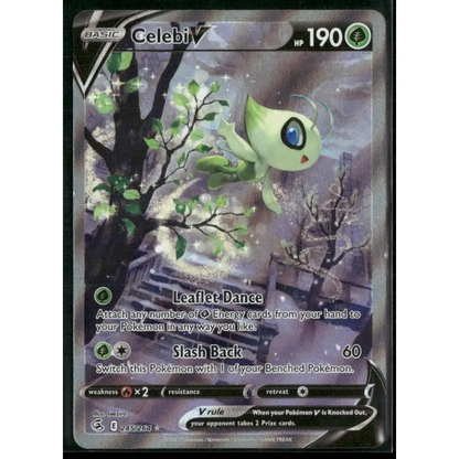 SWSH08: Fusion Strike #245/264 Celebi V (Alternate Full Art)