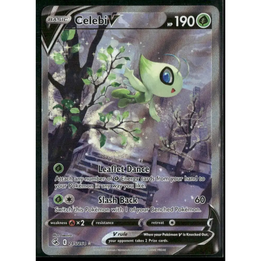 SWSH08: Fusion Strike #245/264 Celebi V (Alternate Full Art)