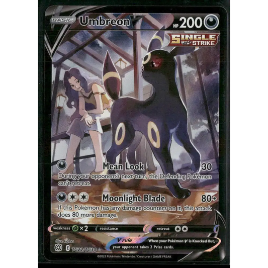 SWSH09: Brilliant Stars Trainer Gallery #TG22/TG30 Umbreon V