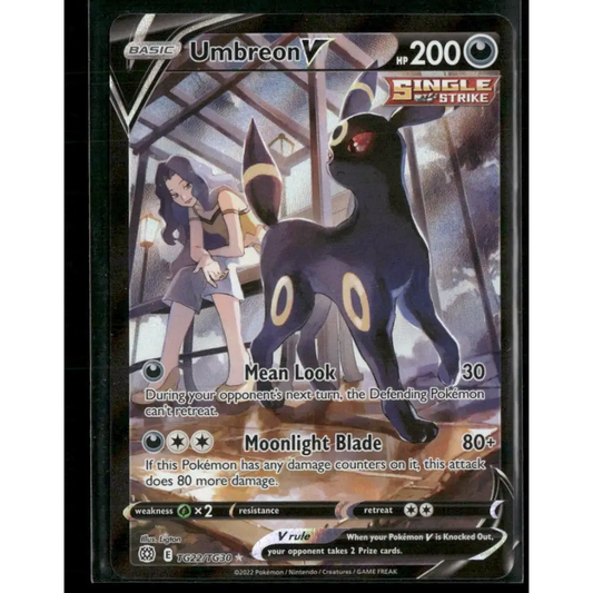 SWSH09: Brilliant Stars Trainer Gallery #TG22/TG30 Umbreon V