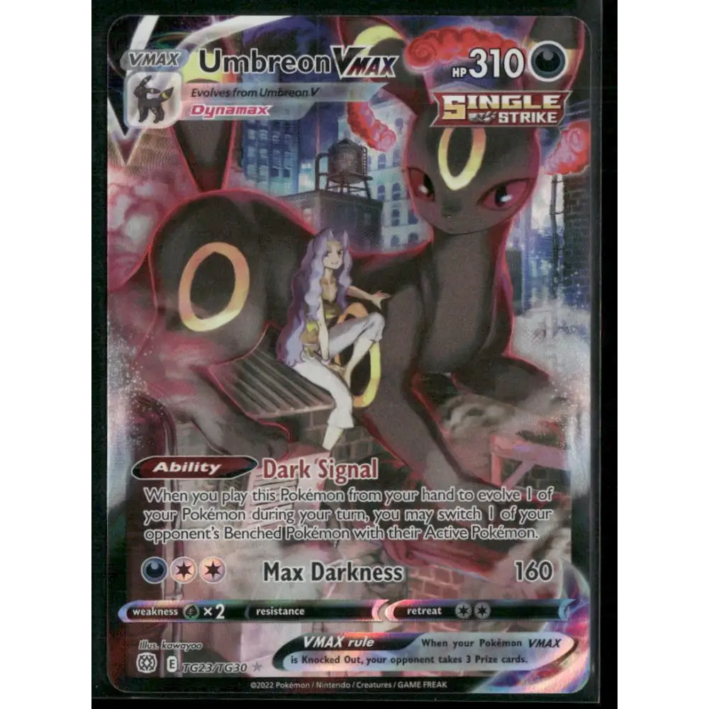 SWSH09: Brilliant Stars Trainer Gallery #TG23/TG30 Umbreon VMAX