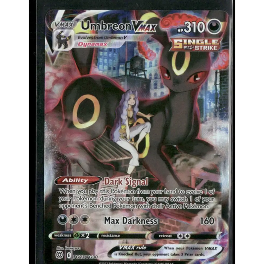 SWSH09: Brilliant Stars Trainer Gallery #TG23/TG30 Umbreon VMAX