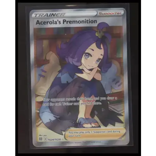 SWSH09: Brilliant Stars Trainer Gallery #TG24/TG30 Acerola’s Premonition