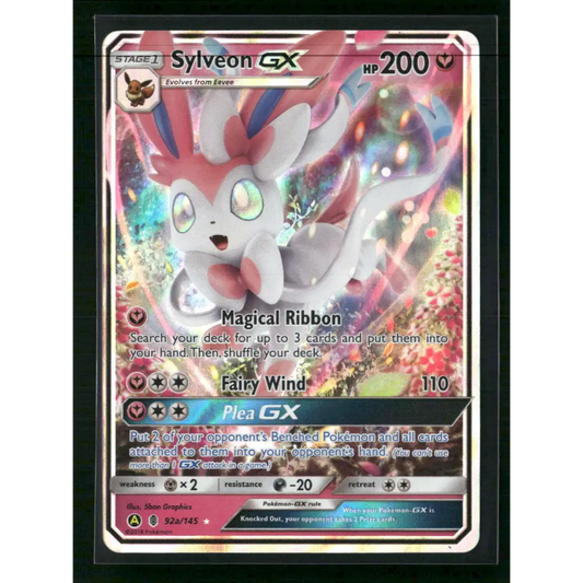Sylveon GX Alternate Art Promos #092a/145 - Trading Card