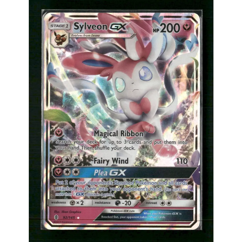 Sylveon GX SM - Guardians Rising #92/145 - Trading Card